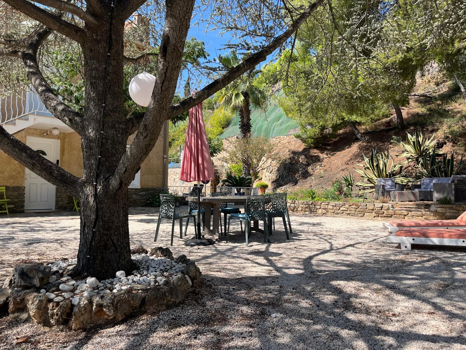 Terrasse ombragee